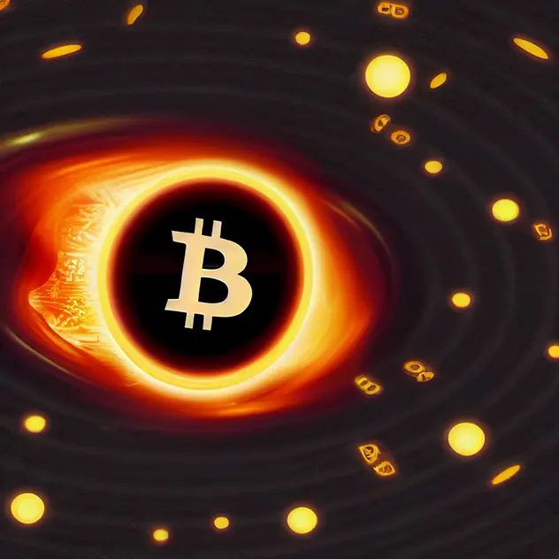 Bitcoin as a Black Hole